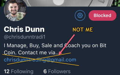 Beware of Impersonators & Scammers! Will The Real Chris Dunn Please Stand Up?
